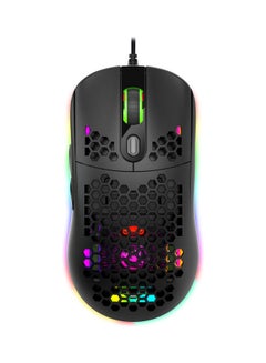 Buy HXSJ X600 Programming Gaming Mouse USB Wired Gaming Mouse Rgb Lighting Mouse with Six Adjustable DPI For Desktop Laptop Black in UAE