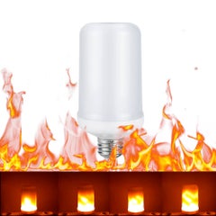 Buy LED Fire Effect Light Bulb E27 Base multicolour 14.00*6.50*6.50cm in UAE