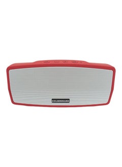 Buy Portable Bluetooth Speaker Red/Silver in UAE
