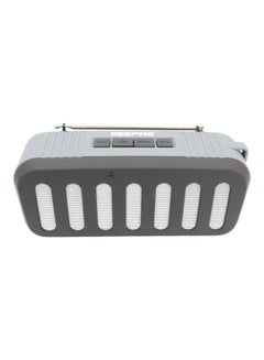 Buy Rechargeable Bluetooth Speaker Grey in UAE