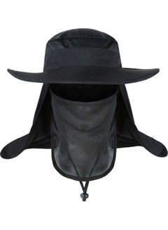 Buy Summer Outdoor Travel Fishing Fisherman Neck Face UV Sun Protection Flap Cap Hat 20 x 10 x 20cm in Saudi Arabia