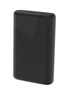 Buy 10000.0 mAh Dual USB Power Bank Black in Saudi Arabia