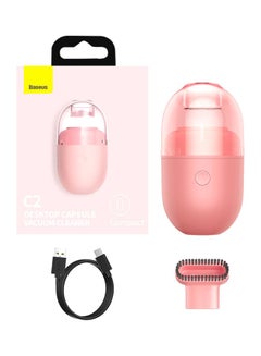 Buy C2 Desktop Mini Vacuum Cleaner 4 W CRXCQC2-04 Pink in Saudi Arabia