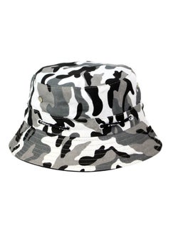 Buy Fashion Camouflage Sun Block Bucket Hat Outdoor Breathable Hiking Fishing Cap 20 x 10 x 20cm in Saudi Arabia