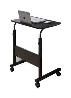 Buy Bedside Computer Desk Black 60x40x90cm in UAE