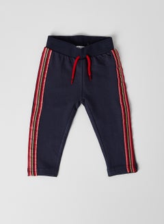 Buy Drawstring Regular Pants Navy in Saudi Arabia