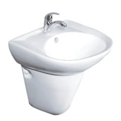 Buy Wall Hung Wash Basin B09B White Standard in UAE