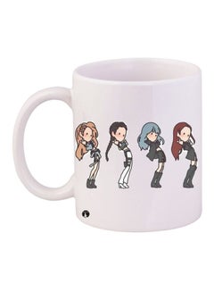 Buy Blackpink Band Printed Coffee Mug White/Grey/Brown in Saudi Arabia