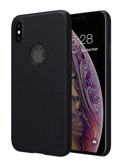 اشتري Frosted Hard Shield Case For iPhone XS Max أسود 6.5 بوصة في السعودية
