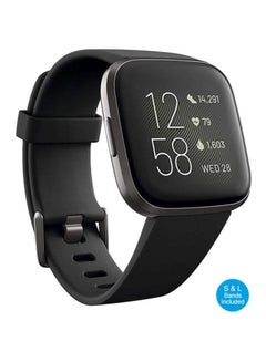 Buy Versa 2 (NFC) Smartwatch Black/Carbon Aluminum in Saudi Arabia