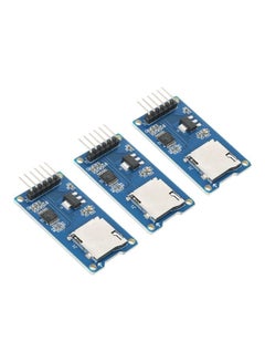 Buy Pack Of 3 Micro SD Card Adapter Module Blue/Silver/Black in Saudi Arabia