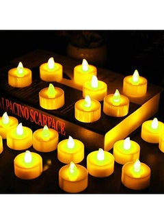 Buy 24-Piece Chipark LED Tea Light Candle Set White in Egypt