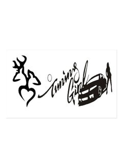 Buy Reflective Car Sticker 60X60 cm Black/White in Egypt