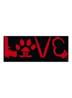 Buy E366 Love Car Sticker 15X15 cm Multicolor in Egypt