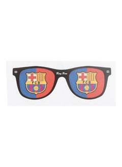 Buy Barcelona Glasses Shaped Sticker For Car 4X11 cm Multicolor in Egypt