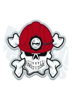 Buy E25 Skull Car Sticker 15X15 cm Multicolor in Egypt