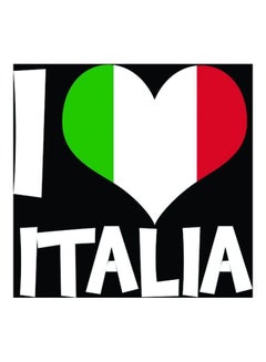 Buy E433 Italia Car Sticker 15X15 cm Multicolor in Egypt