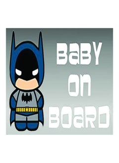 اشتري ملصق للسيارة بنمط مطبوع بعبارة "Baby On Board" مقاس 15 × 15 سم، ألوان متعددة في مصر