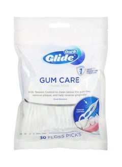 Buy Glide Gum Care Floss Picks 30 Count 30grams in UAE