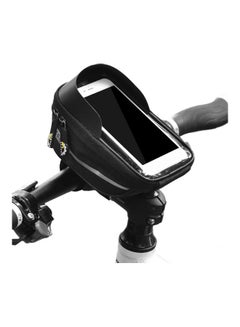 اشتري Bicycle Phone Mount Bags Waterproof Front Frame Top Tube Bag with Touch Screen Phone Holder Case Cycling Bike Phone Tool Storage Bag Pack في السعودية