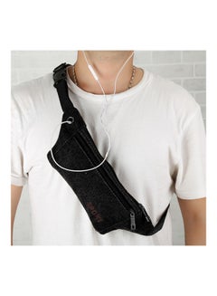 Buy Sports Waist Pack Shoulder Bag 18x3x10cm in UAE