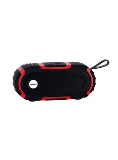 Buy Rechargeable Bluetooth Speaker with TWS Connection/Bluetooth /Hand-Free Calling/USB/TF/AUX-IN/Radio Black/red in Saudi Arabia