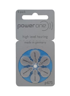 Buy Powerone 1.45V Hearing Aid Batteries - Pack Of 60 Pieces in Saudi Arabia