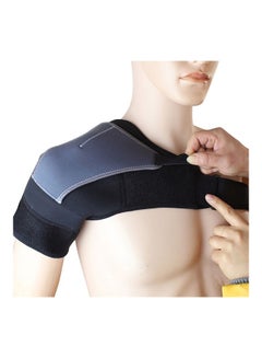 اشتري Adjustable Dislocation Pain Injury Arthritis Shoulder Support Strap Sports Pad 20*10*20cm في السعودية