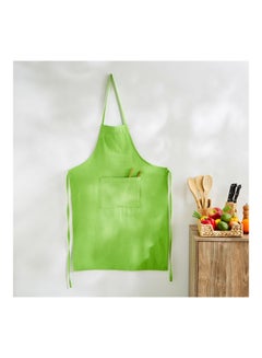 Buy UNI Cotton Solid Apron Green 90 x 60cm in Egypt