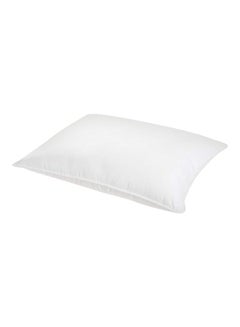 اشتري وسادة سرير مستطيلة الشكل مايكروفايبر أبيض 180x50سم في السعودية