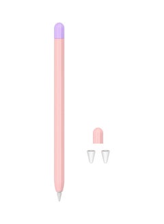 Buy Sleeve Case Cover With Charging Cap For Apple Pencil 1st Generation Pink in Saudi Arabia