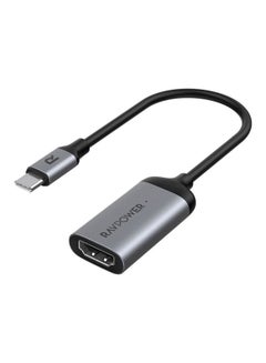 Buy Type-C To HDMI Cable Black/Silver in Egypt