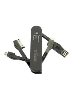 Buy 3-In-1 USB Cable Black in UAE