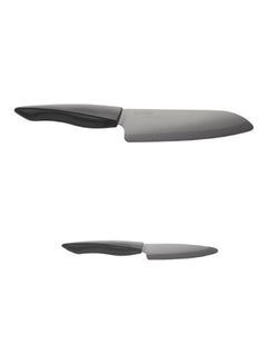 Buy Kuroba Ceramic Knife 2 Piece Set Black 5.5inch and 3 inch in UAE