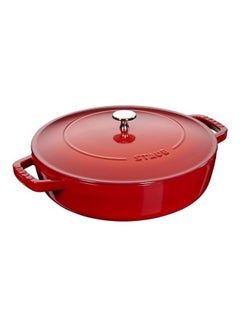 Buy Braiser Cherry Red 28cm in Saudi Arabia