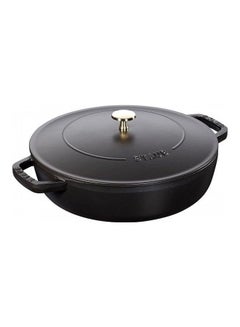 Buy Braiser Black 28cm in Saudi Arabia