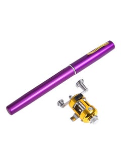 Buy Telescopic Portable Pocket Pen Fishing Rod Reel Combo Kit Set Minii Pen Fishing Rod Pole and Reel Set 26*4*10.5cm in UAE