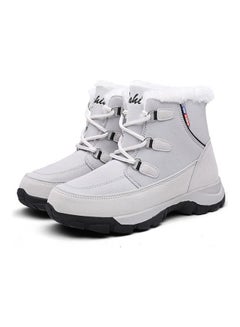 Buy Medium Top Snow Boots Grey in UAE