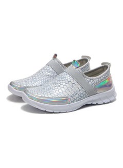 Buy Slip-On Shoes Grey in Saudi Arabia