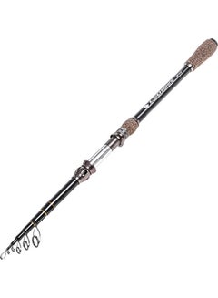 Buy 2.4m Telescopic Carbon Fishing Rod Ultralight Travel Sea Fishing Rod Pole with Cork Handle 60*4*9cm in Saudi Arabia