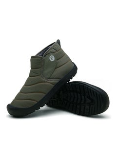 Buy High Top Casual Snow Boots Green in UAE