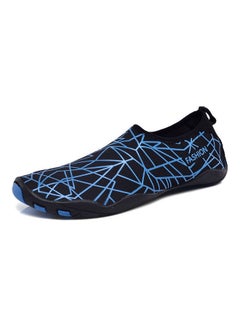 Buy Slip-On Beach Trainer Wading Shoes Black/Blue in Saudi Arabia
