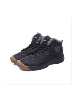 Buy Winter Snow Lace-Up Boots Black in UAE