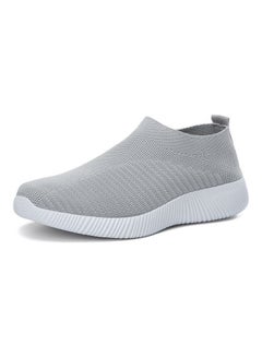 Buy Slip-On Shoes Grey in Saudi Arabia