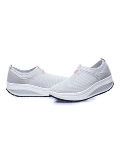 Buy Slip-On Shoes Grey in Saudi Arabia