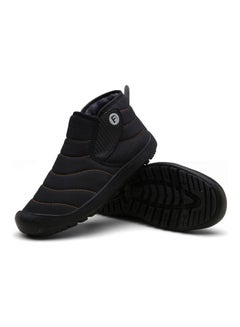 Buy High Top Casual Snow Boots Black in UAE