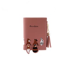 Buy Women Wallet Leather Card Holder multicolour in UAE