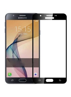 Buy Tempered Glass Screen Protector For Samsung Galaxy J7 Prime Black/Clear in UAE