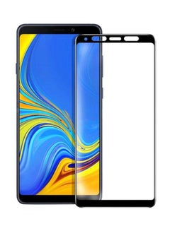 Buy Tempered Glass Screen Protector For Samsung Galaxy A9 6.3-Inch (2018) Clear/Black in UAE