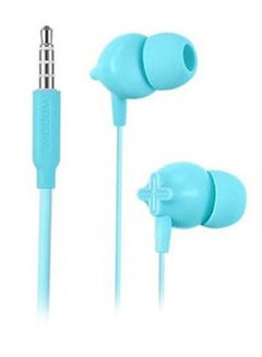 Buy Wired Stereo In-Ear Earphones With Mic Blue in Saudi Arabia